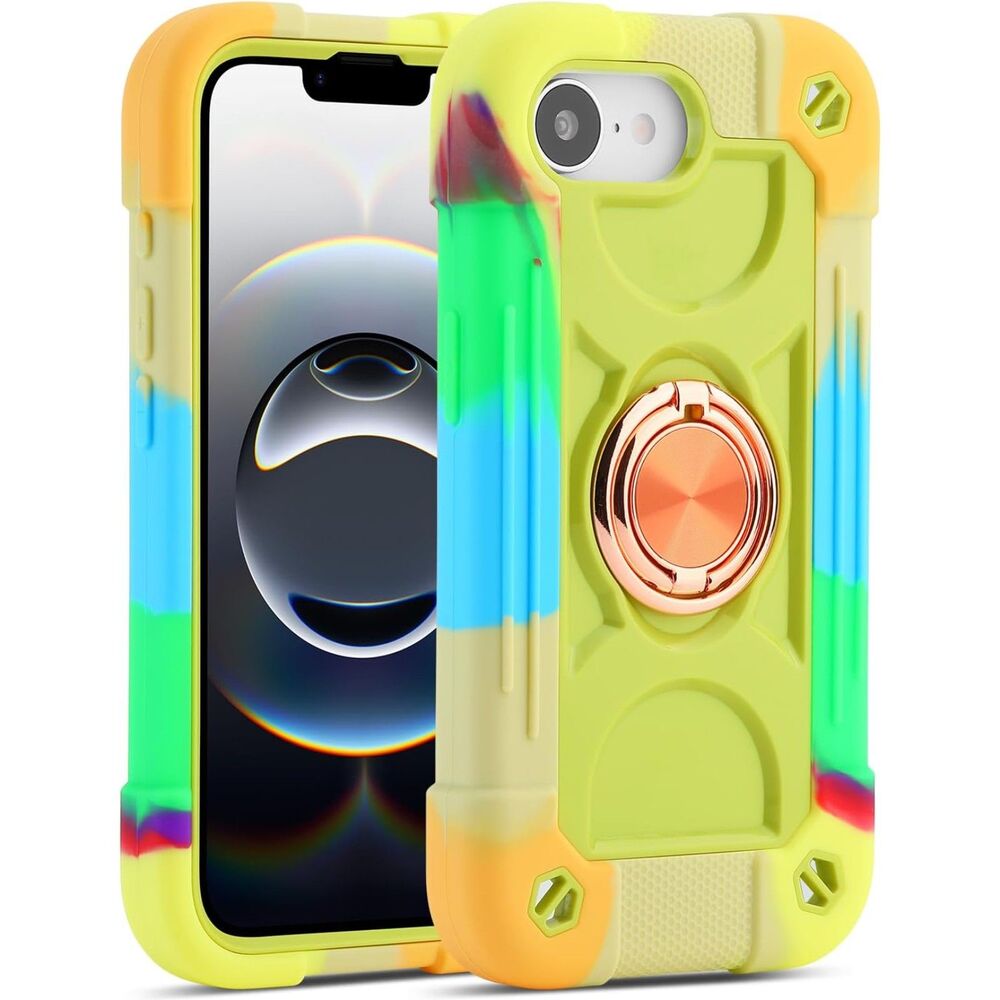 IPhone 16e, Stand, Full Body Rugged Heavy Duty Case, 20E-189PH004